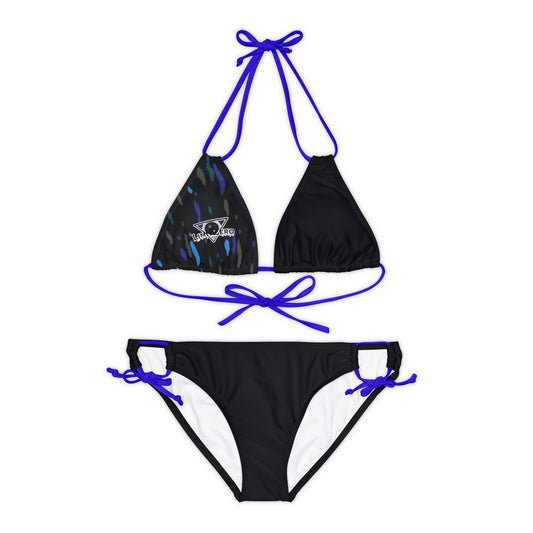 LimitZero Strap Bikini Set (Plain Bottom)