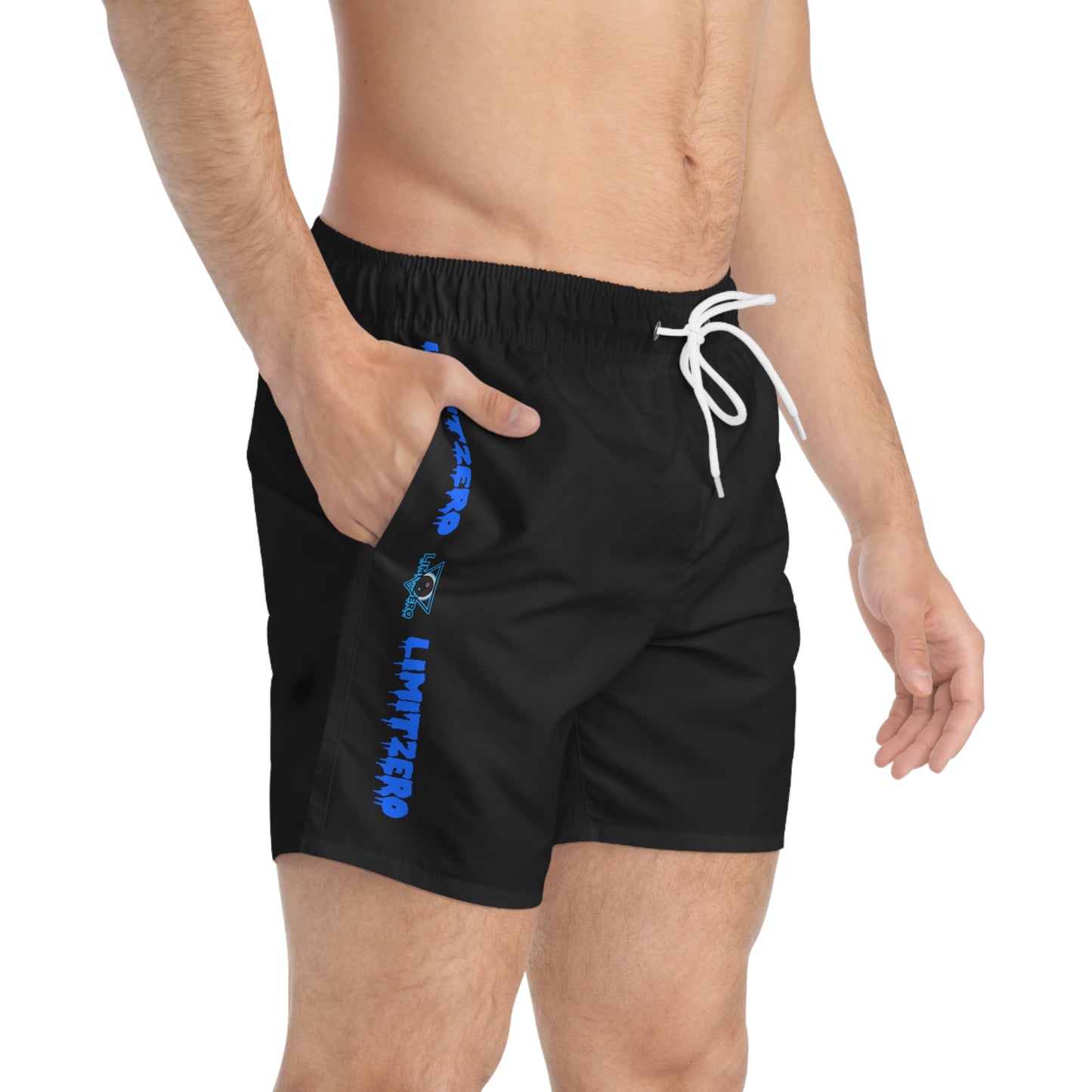 LimitZero Blue Logo Surf Shorts