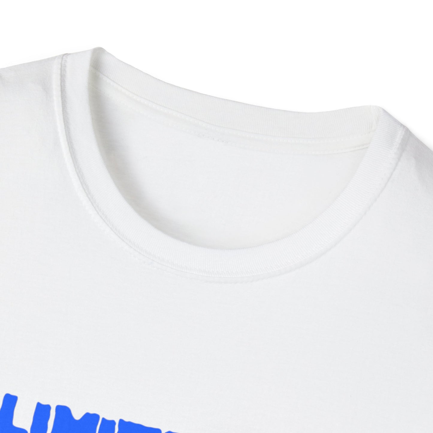 LimitZero Front Blue Drip Logo Tee