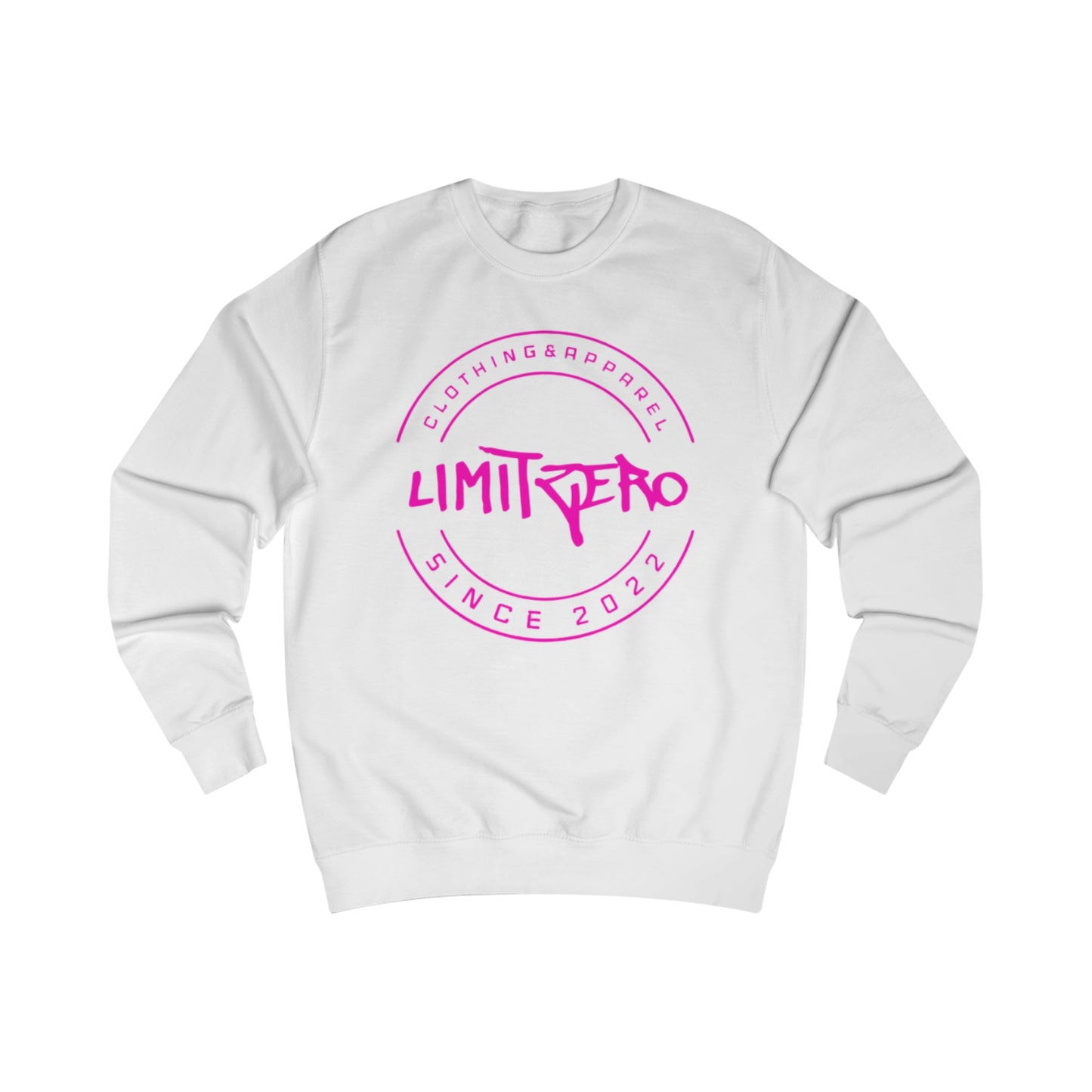 LimitZero Grey/Pink Unisex Sweatshirt