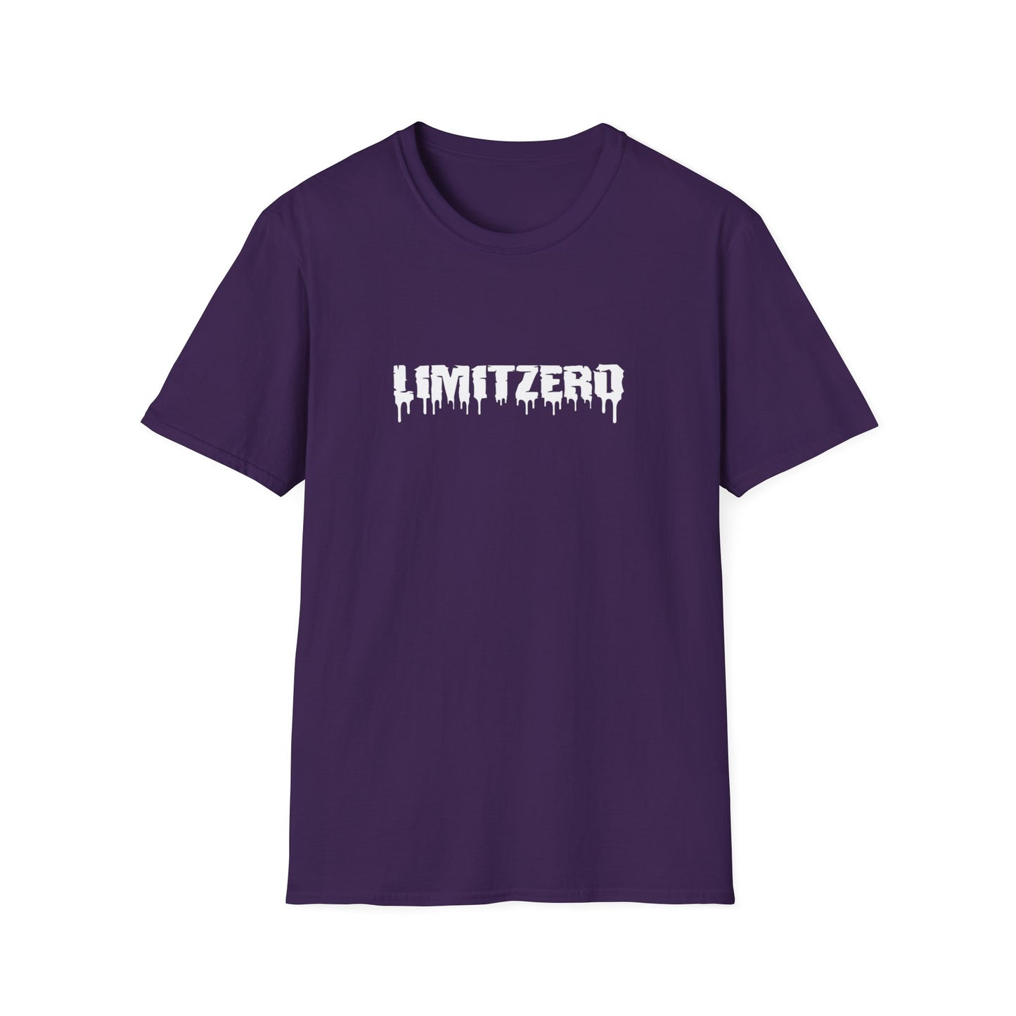 LimitZero Purple Front New Era Curved Drip Logo Tee