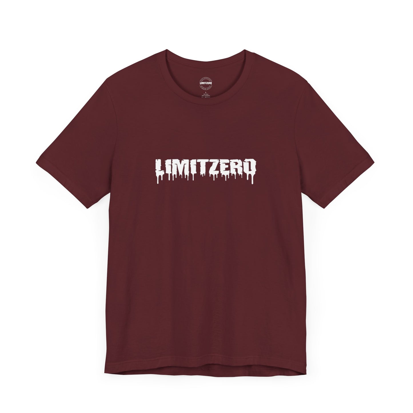 LimitZero Front New Era Drip White Logo Tee