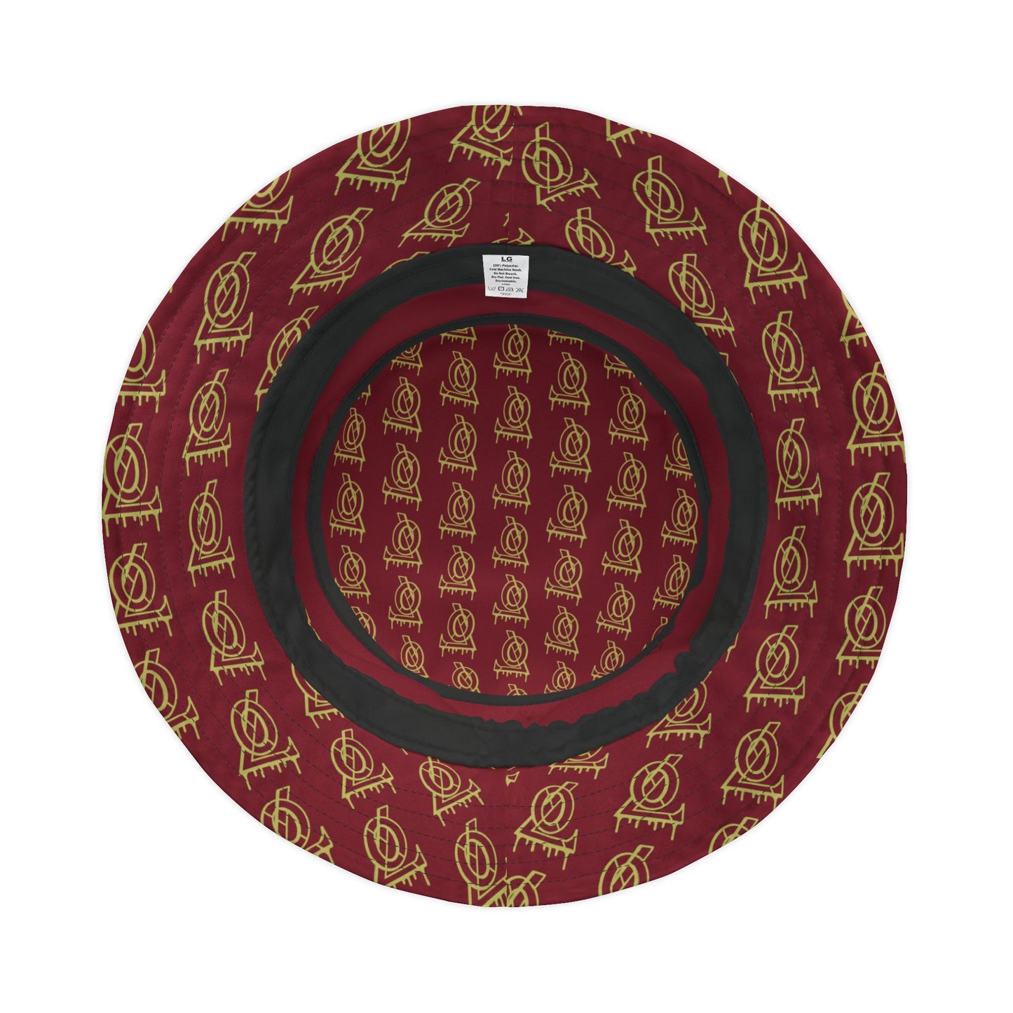 LimitZero Maroon L0 Bucket Hat