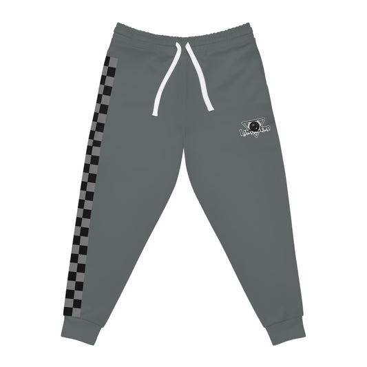 LimitZero Dark Grey Unisex Checkered Sweatpants