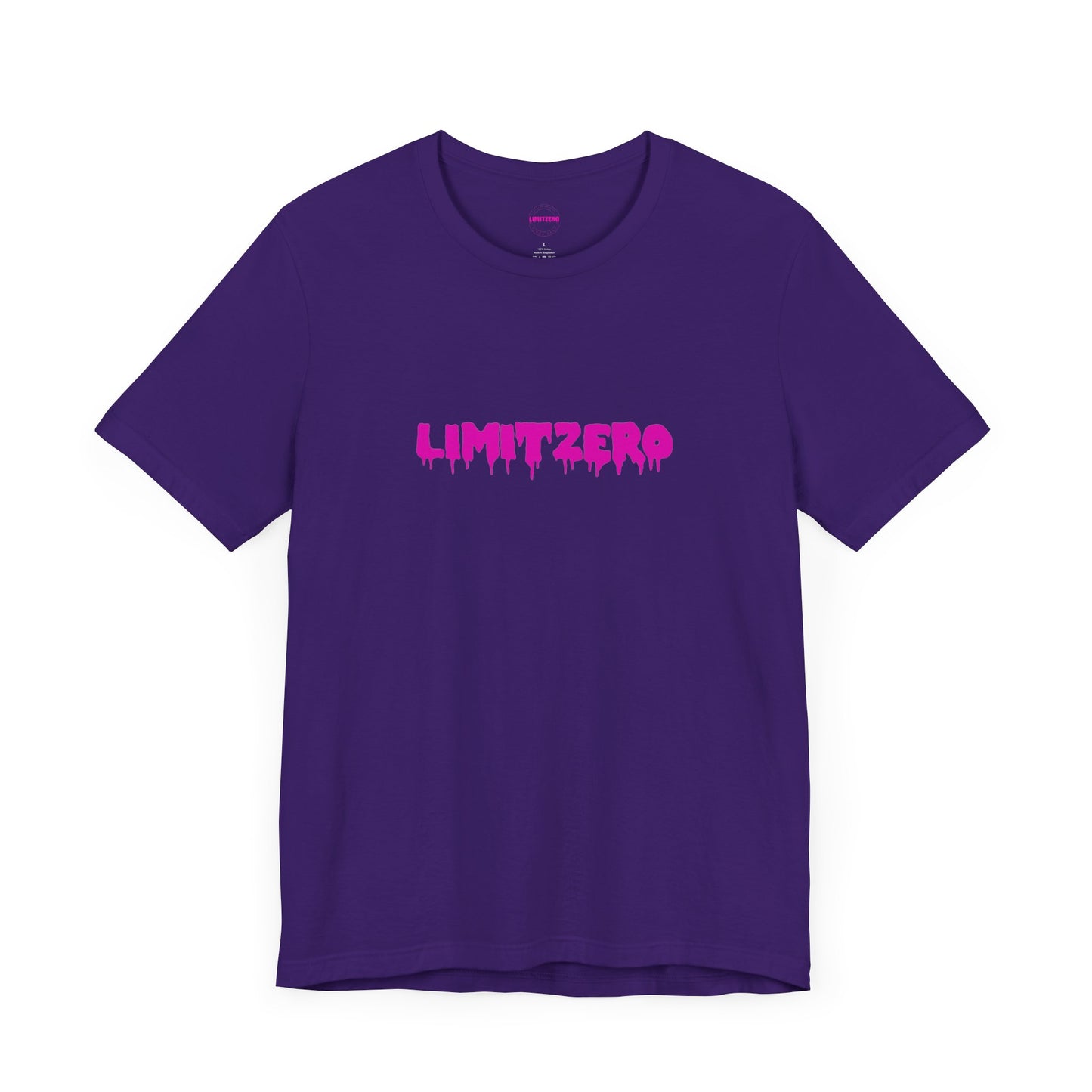 LimitZero Front Pink Drip Logo T
