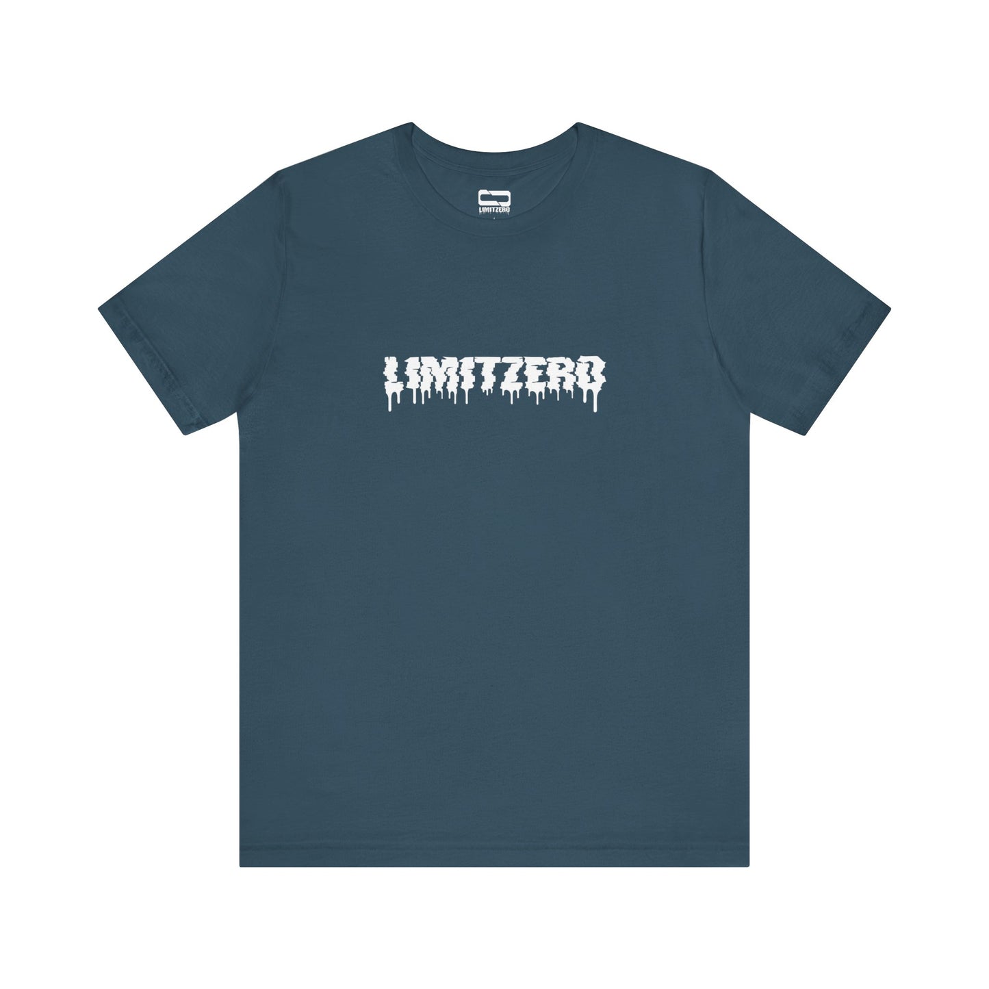 LimitZero Dark Teal/turquoise Glitched New Era Unisex Tee