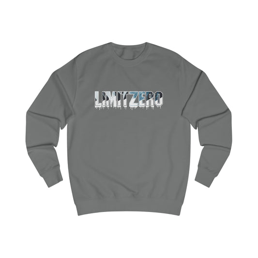 LimitZero Drip-Dye Grey Unisex Sweatshirt