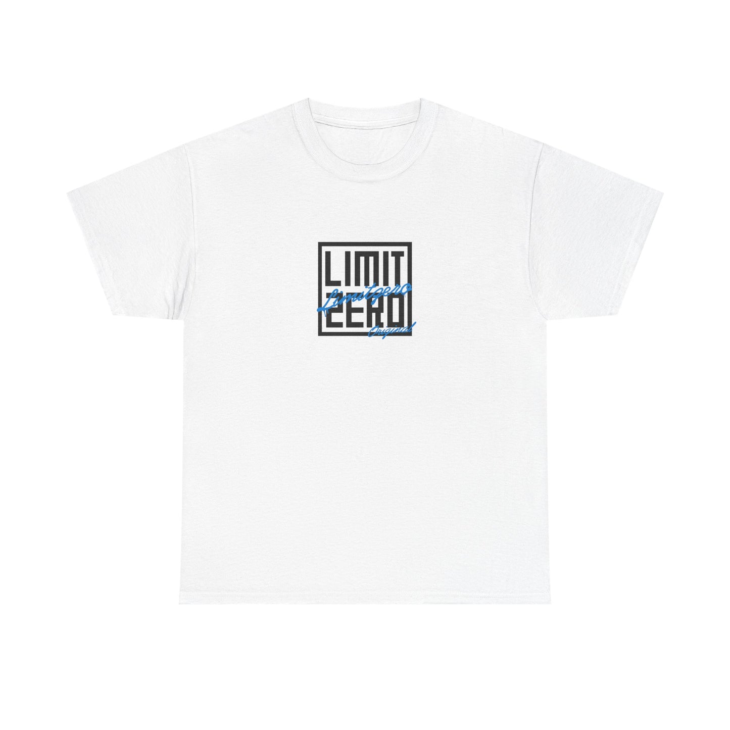 LimitZero Front Signature Box Logo Heavy Cotton Unisex Tee