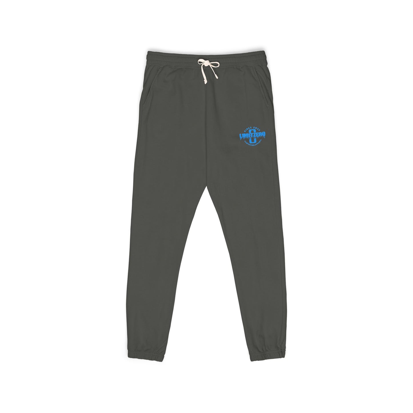 LimitZero Blue on Grey Unisex Fleece Sweatpants