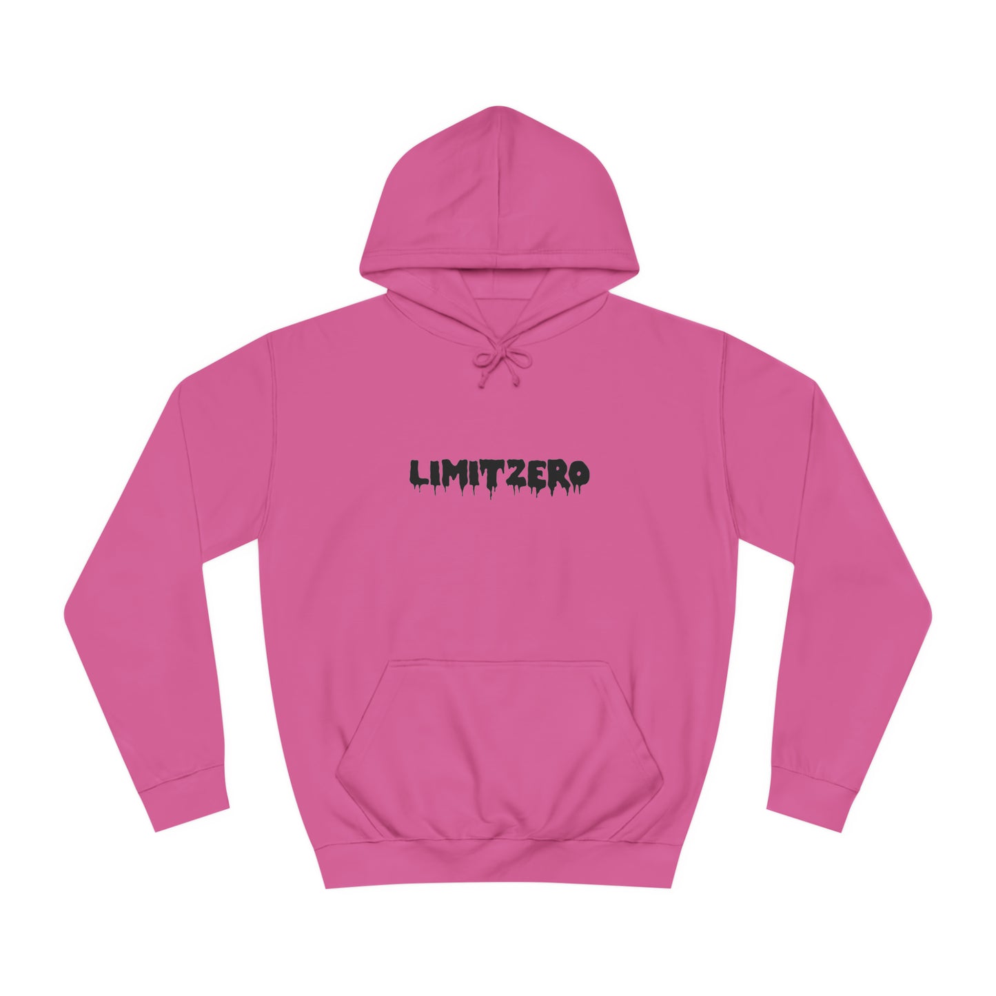 LimitZero Black Drip Logo Hoodie