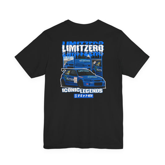 LimitZero Iconic Legends-KnightRacing Unisex Tee
