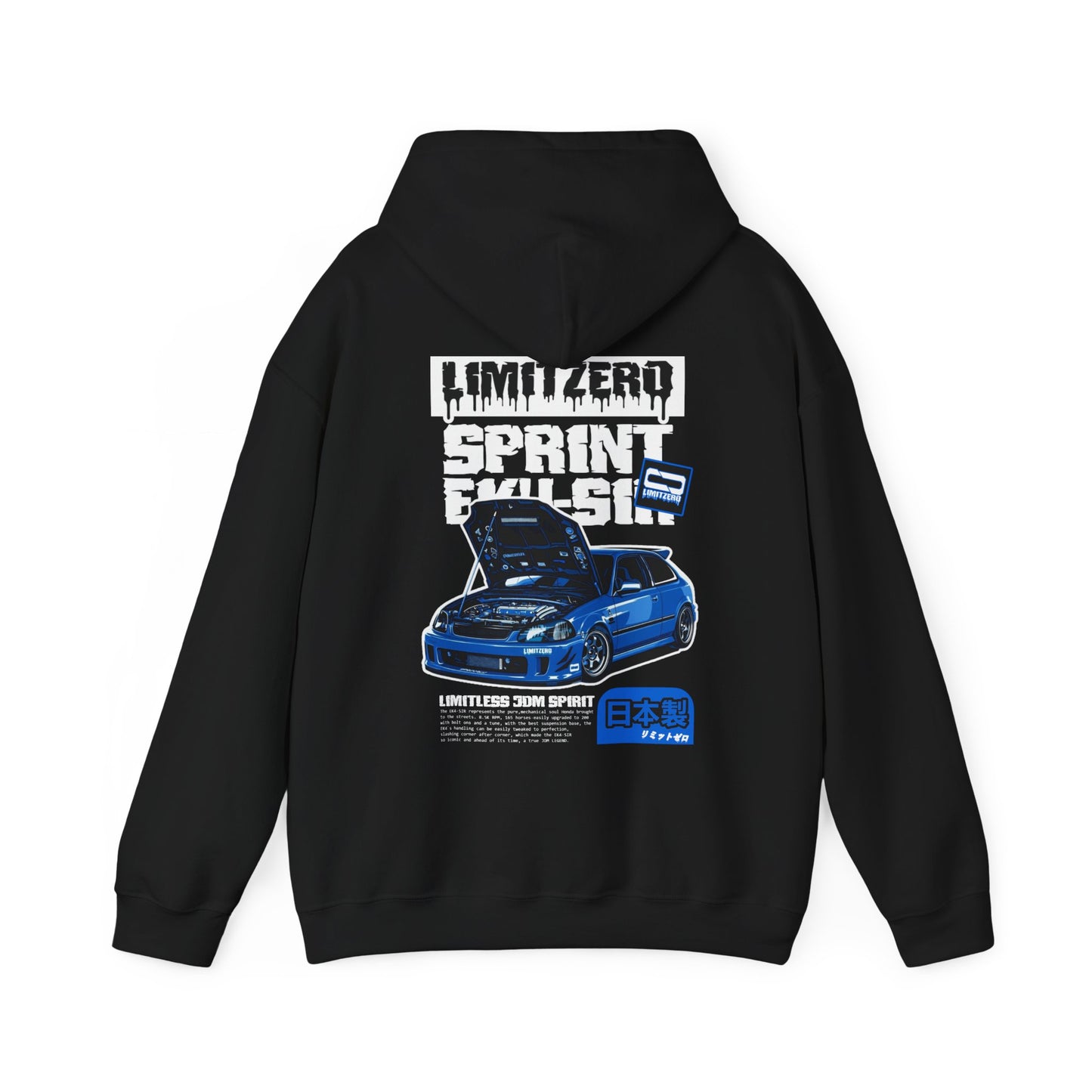 LimitZero EK4-SIR Magazine Graphic Unisex Hoodie (US Market)