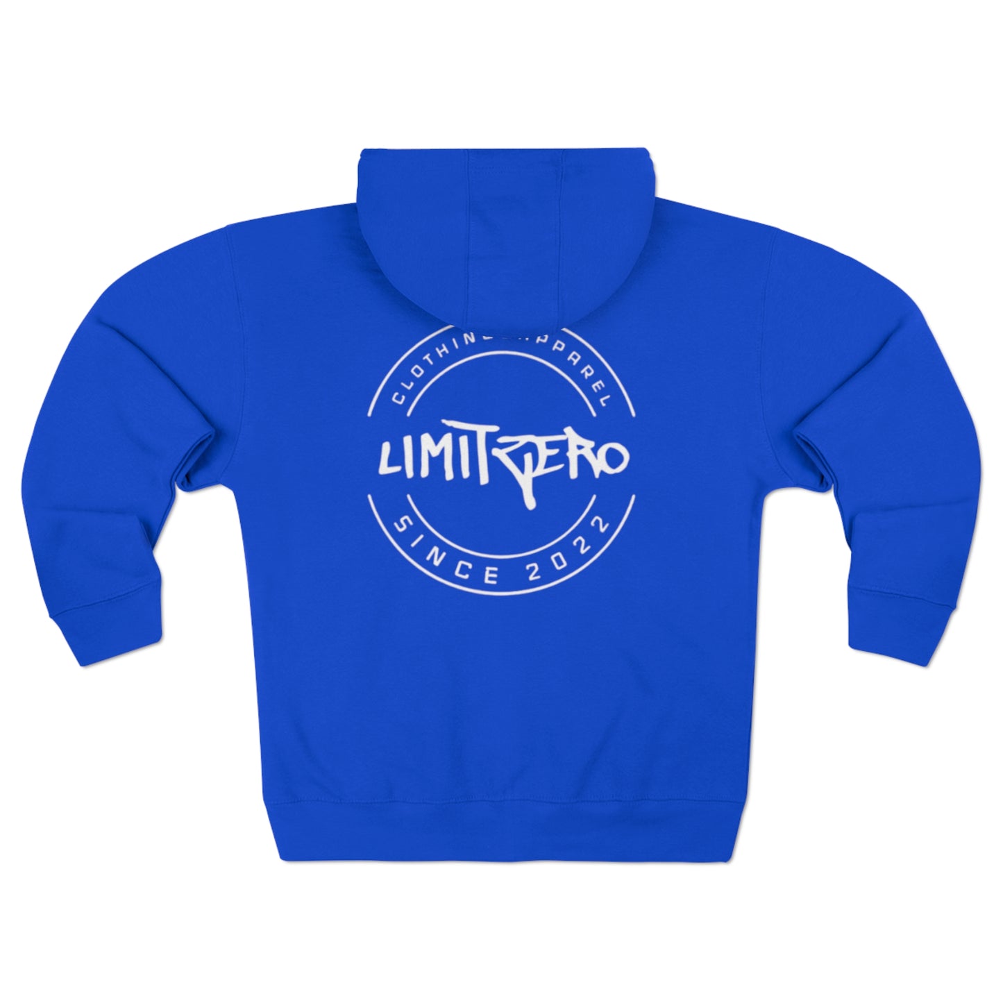 LimitZero double Logo V3 Unisex Zip Hoodie (DTG)