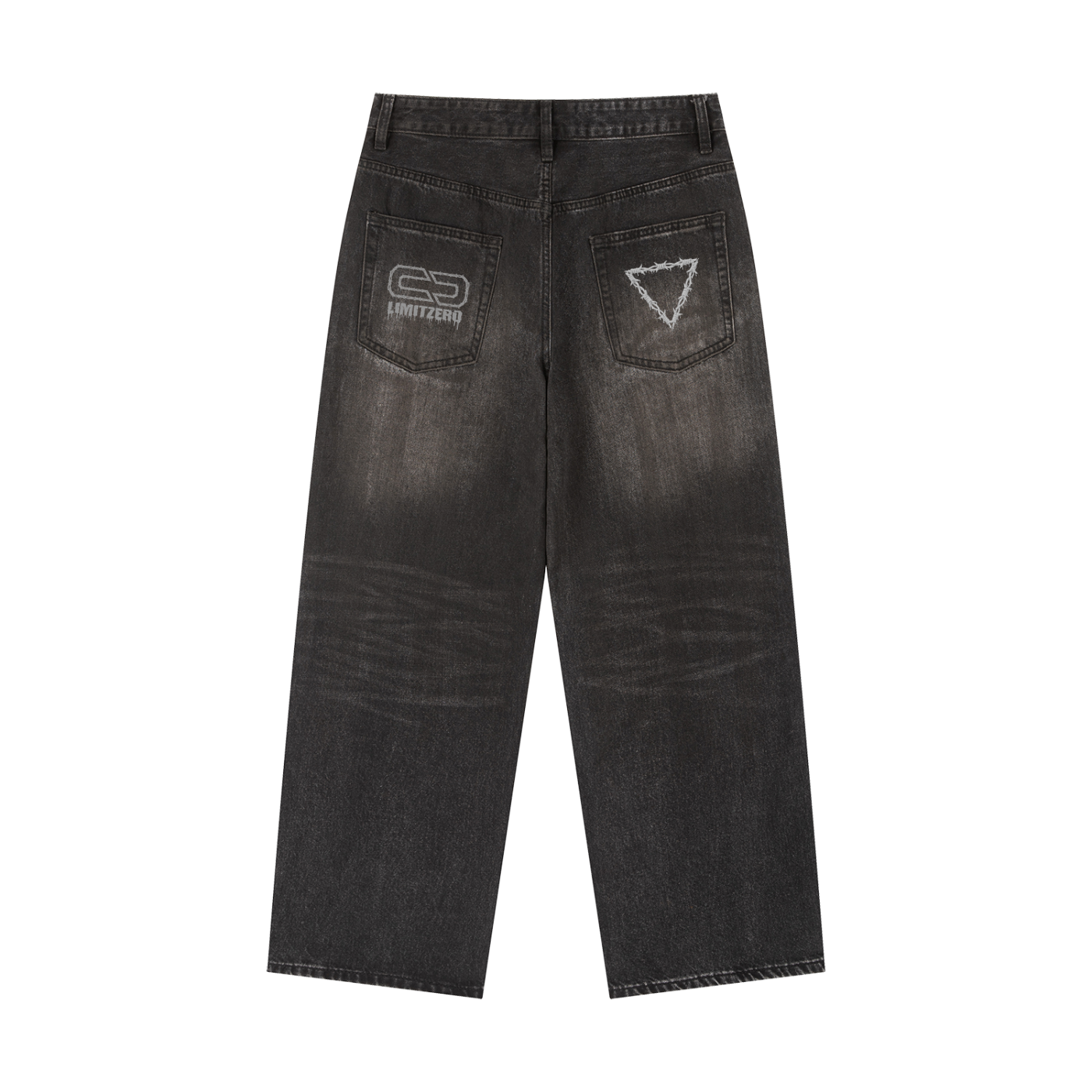 LimitZero Vintage Heavyweight Black/White Denim Jeans