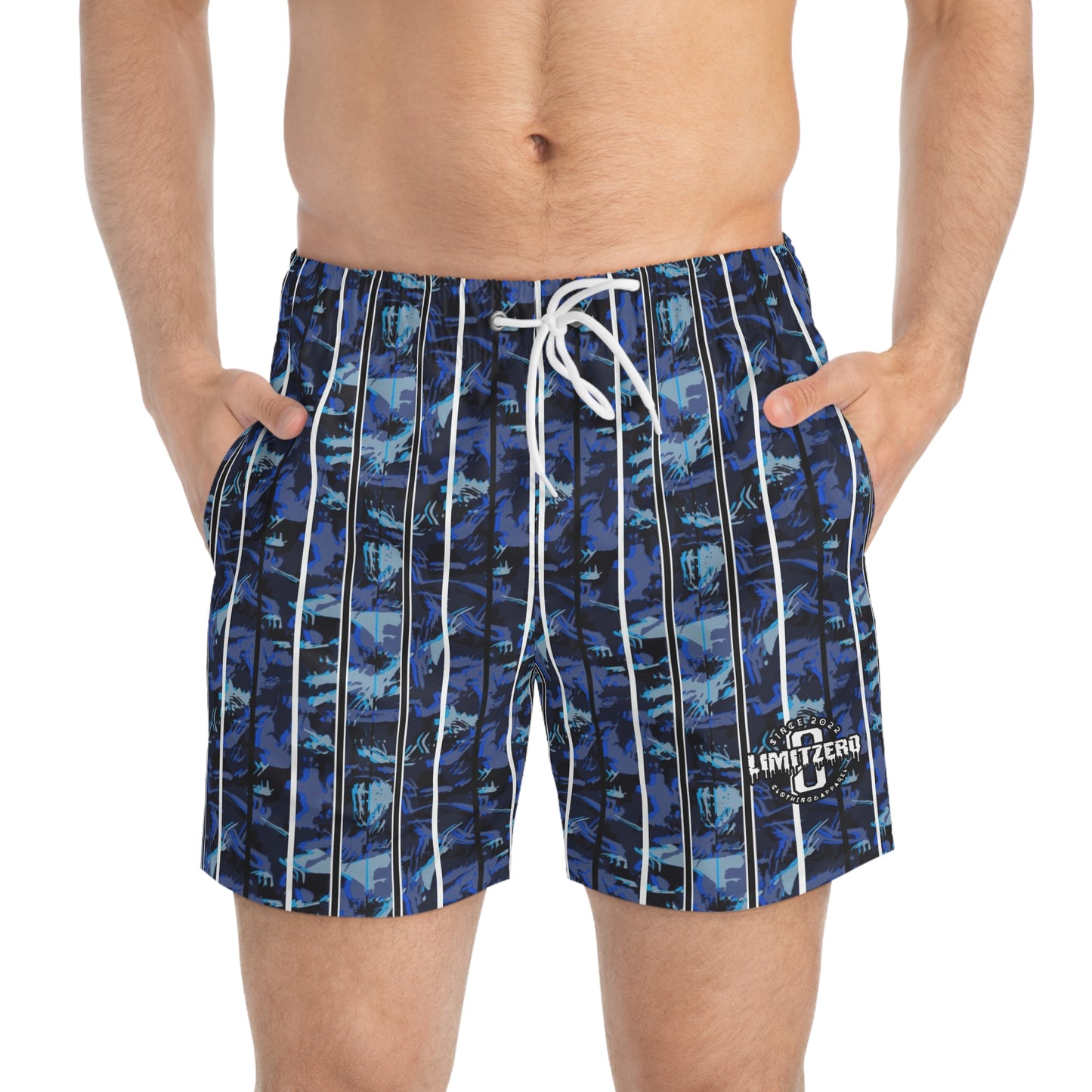 LimitZero Blue Captain Camo with Grey Graffiti Pockets