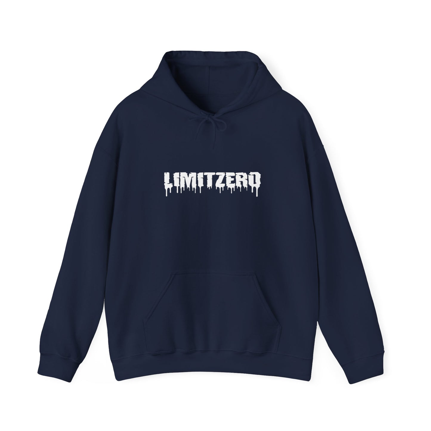 LimitZero Front Curved Drip Logo V2 Unisex Heavy Blend™ Hoodie