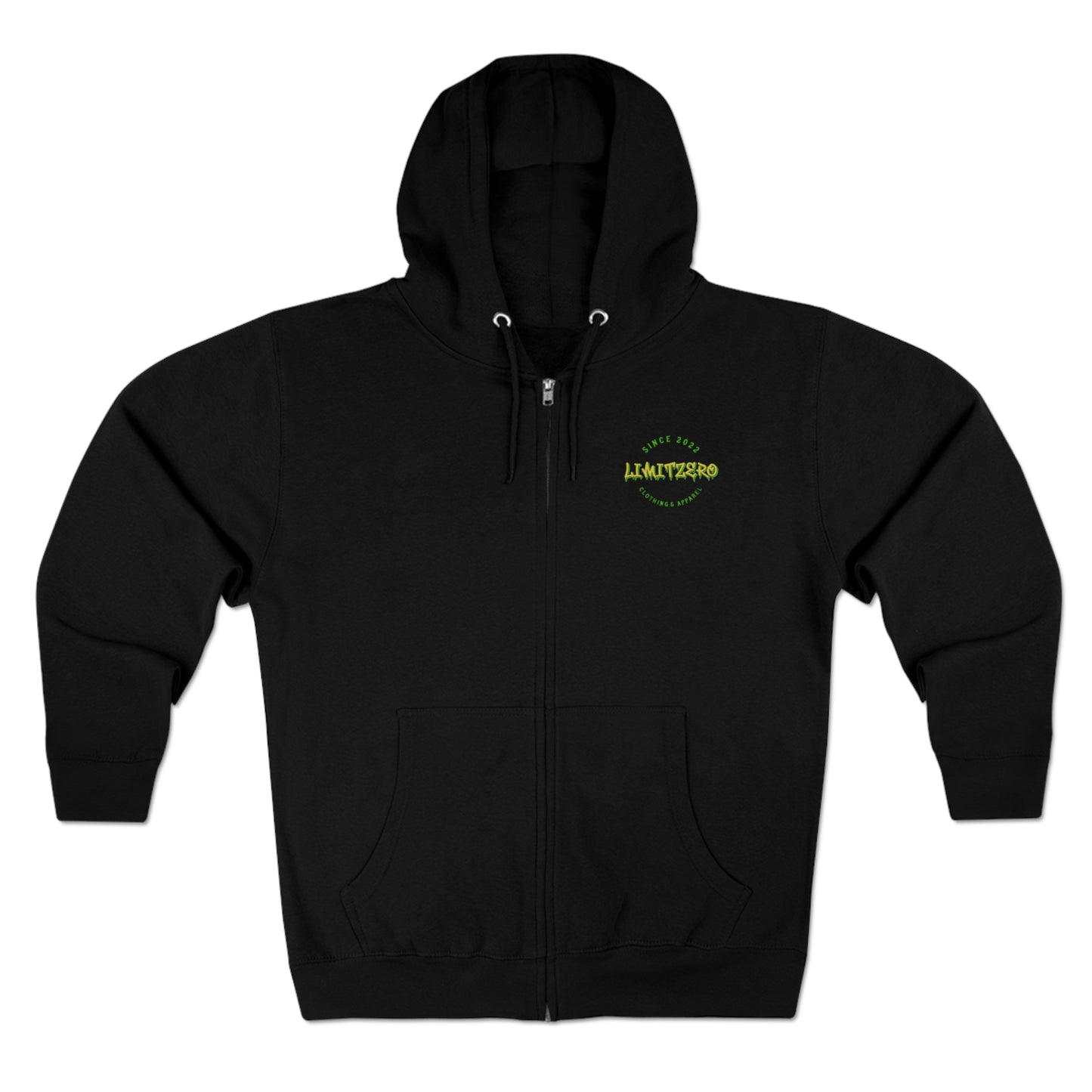 LimitZero Cr33p Logo Unisex Zip Hoodie (DTG)