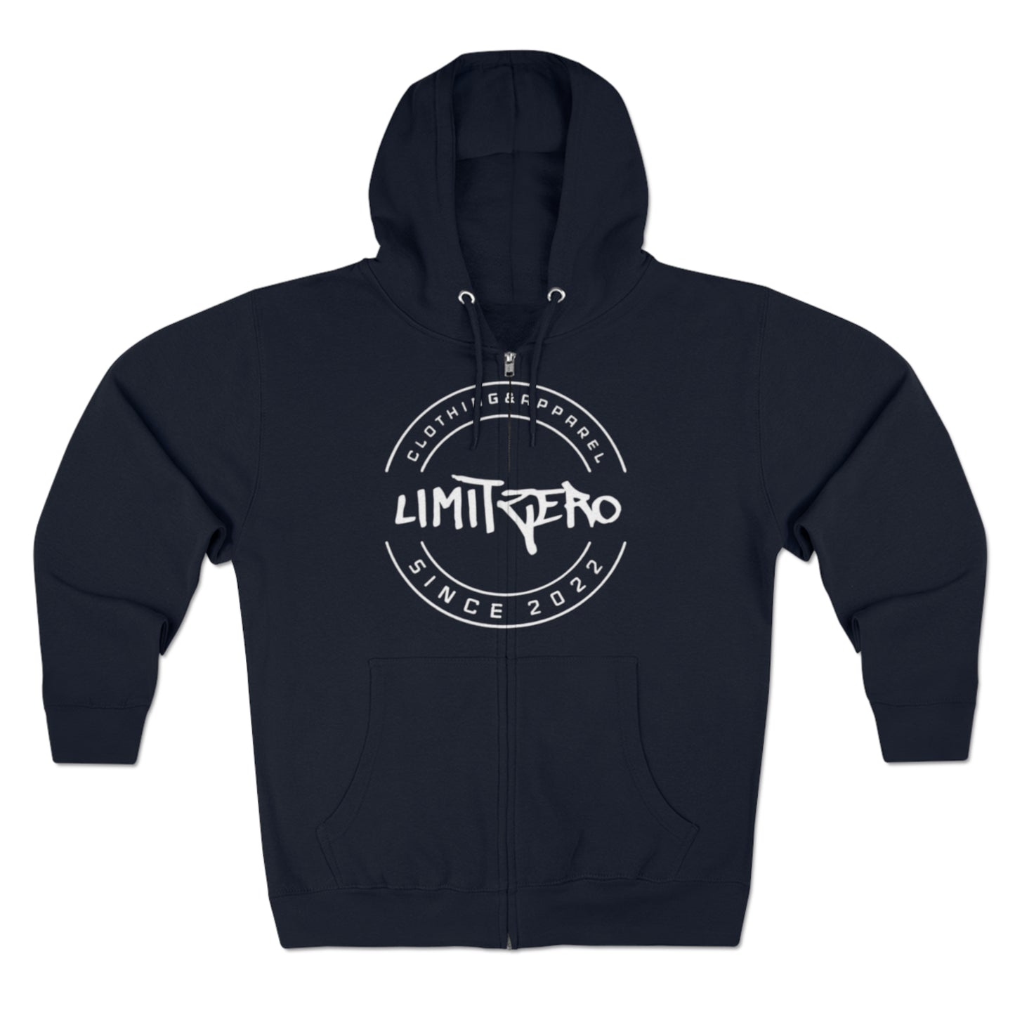 LimitZero Logo V3 Unisex Zip Hoodie (DTG)