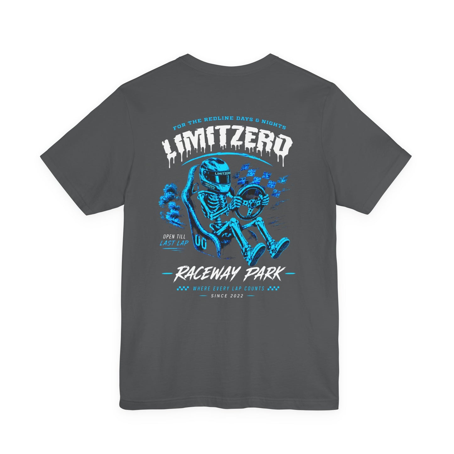 LimitZero Raceway Souvenir Blue Unisex T