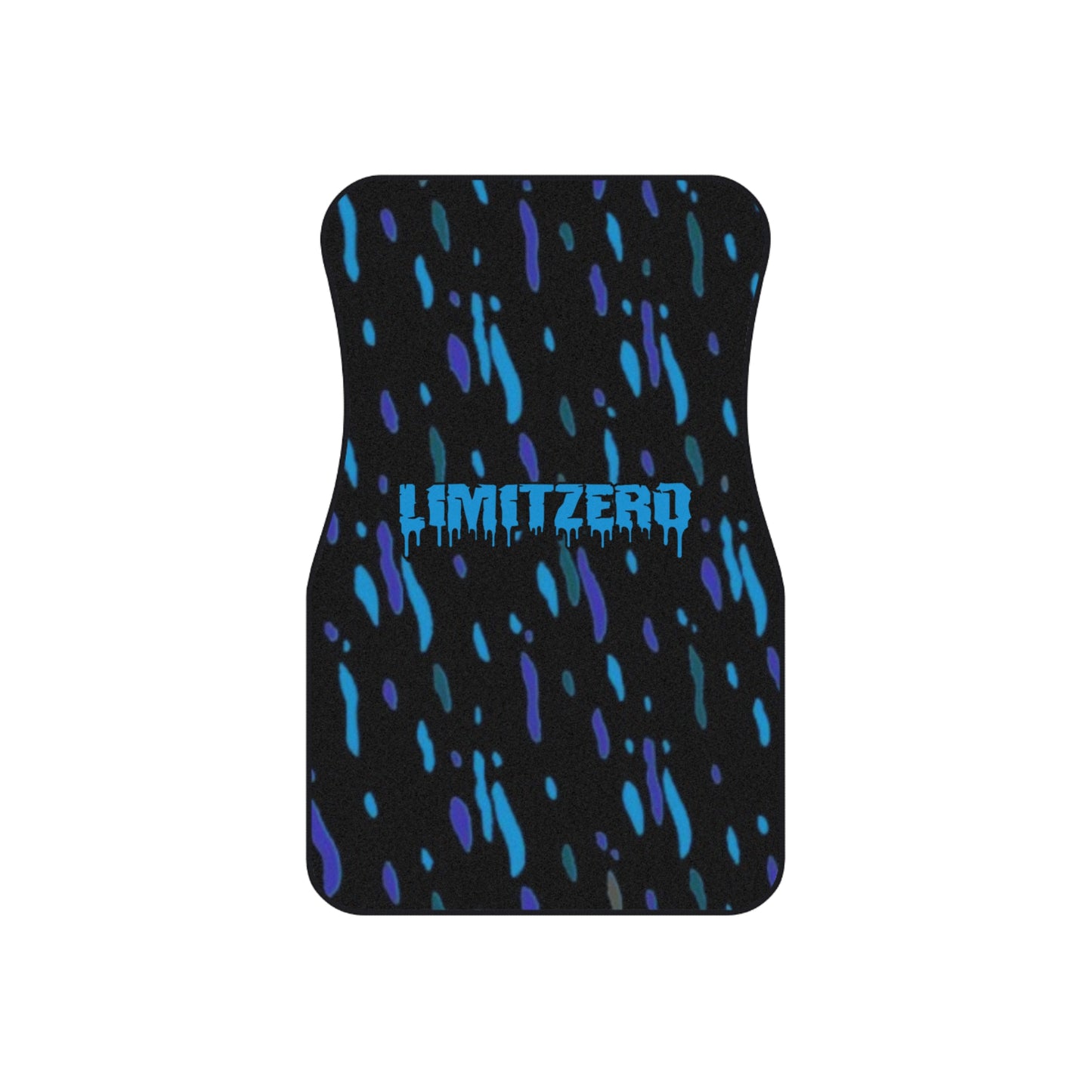 LimitZero Blue Confetti V2 Car Mats (2x Front)