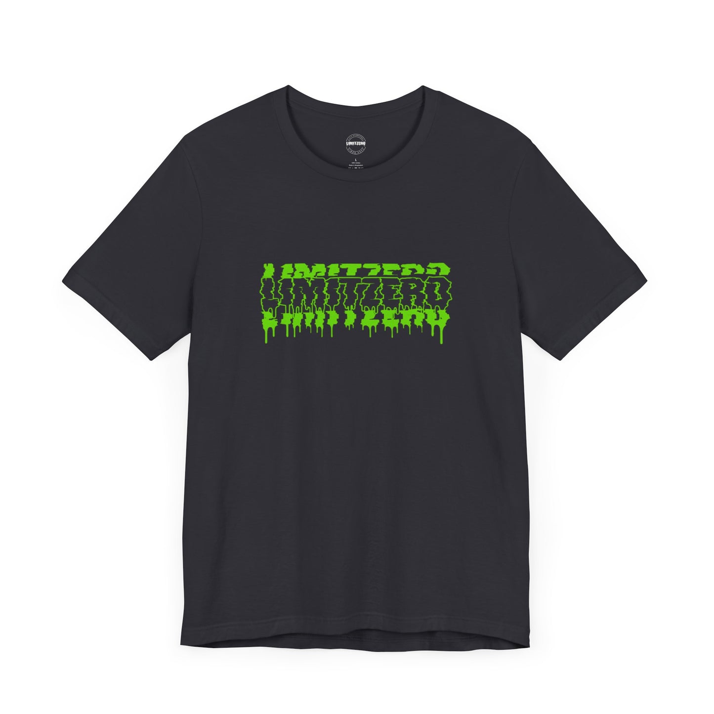 LimitZero Front New Era Glitch all-Green Logo Unisex Tee