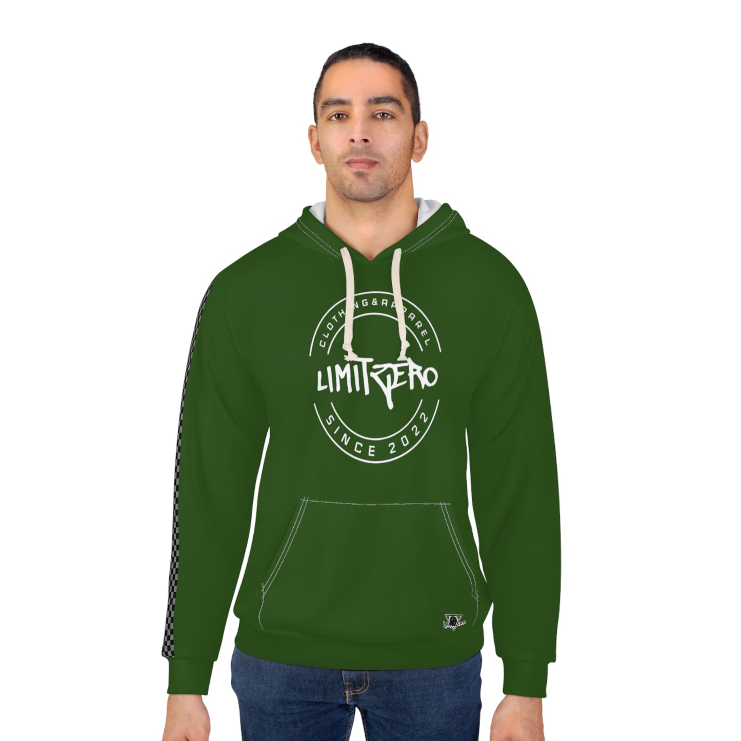 LimitZero Dark/Military Green Unisex Pullover Hoodie