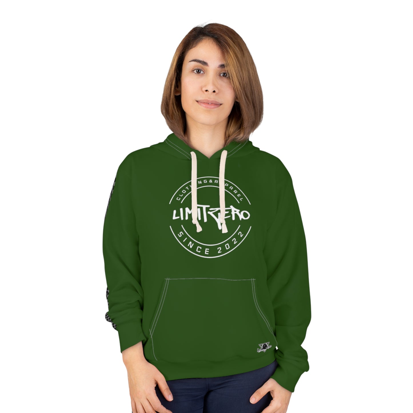 LimitZero Dark/Military Green Unisex Pullover Hoodie