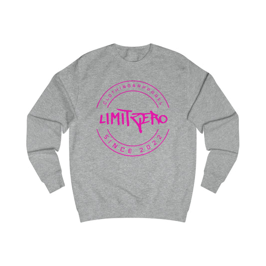 LimitZero Grey/Pink Unisex Sweatshirt