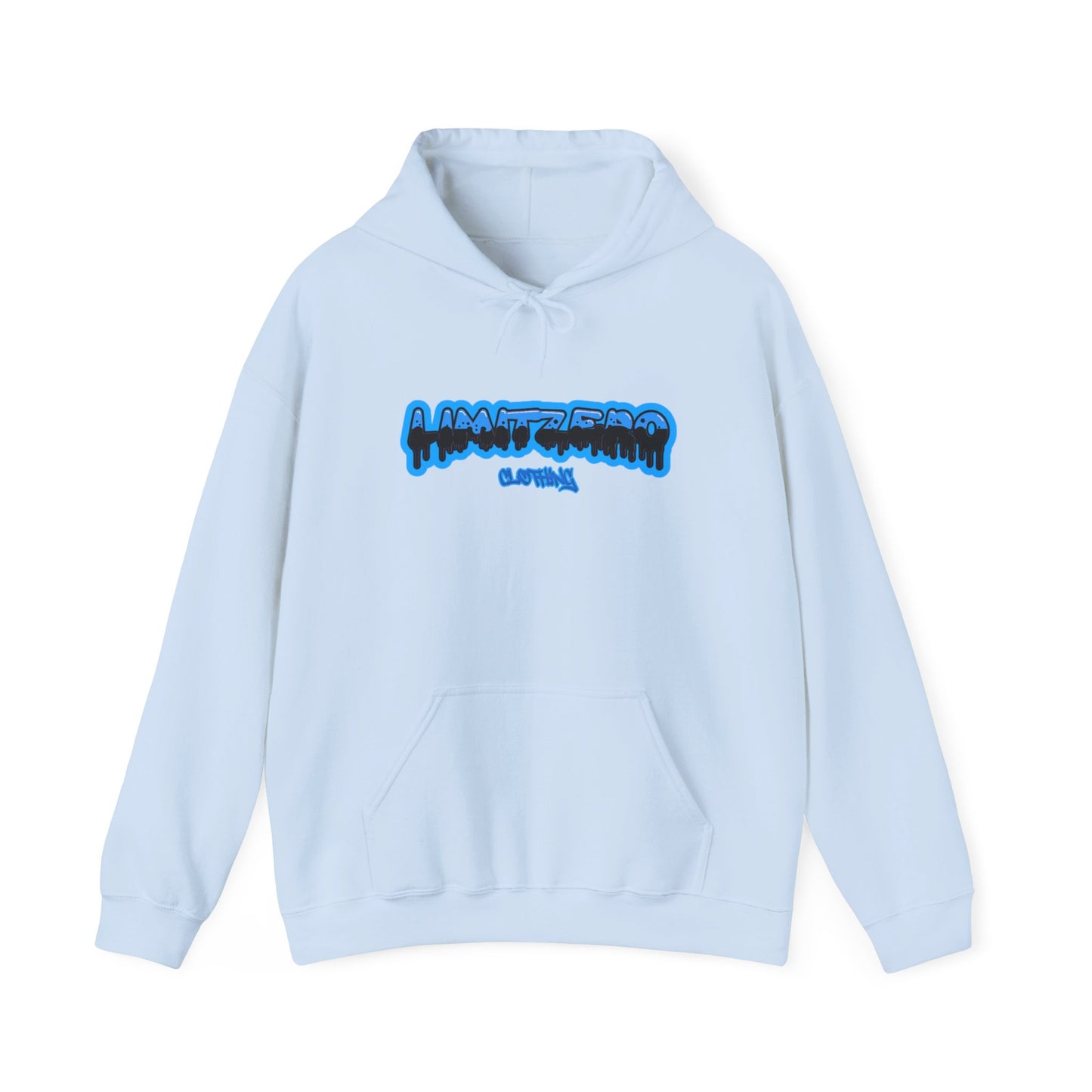 LimitZero Unisex Blue Lab-Drip Heavy Blend™ Hoodie