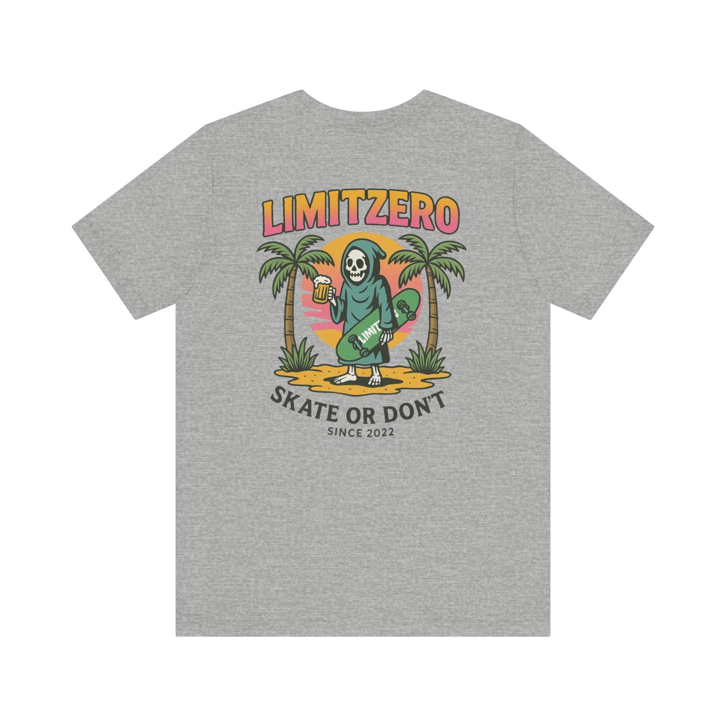 LimitZero Skate or dont White Unisex T