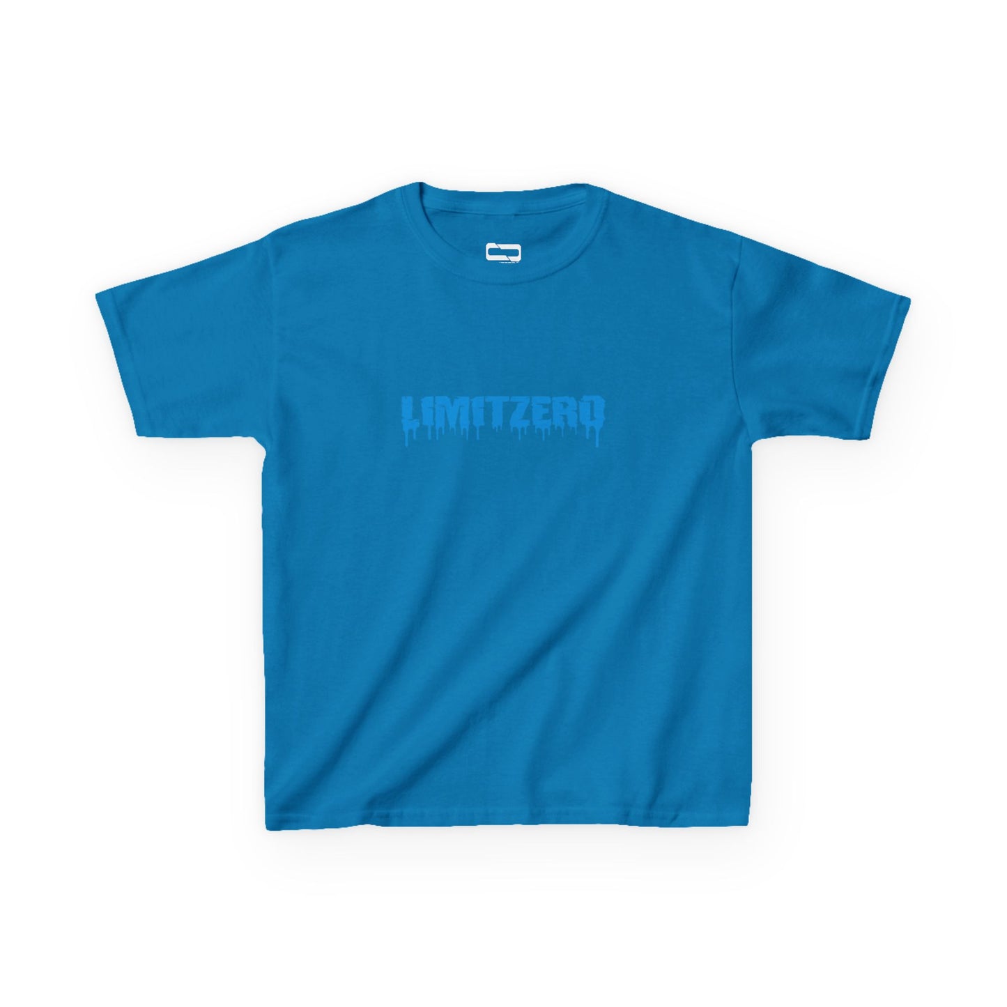 LimitZero Kids Heavy Cotton™ New Era Drip Blue Logo Tee (EU)