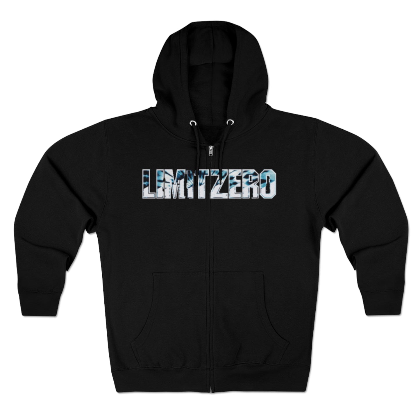 LimitZero TieDye Logo Unisex Zip Hoodie (DTG)