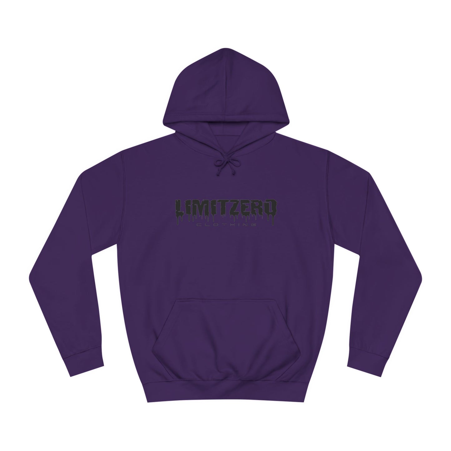 LimitZero Front Curved Drip Logo V2 Unisex Hoodie