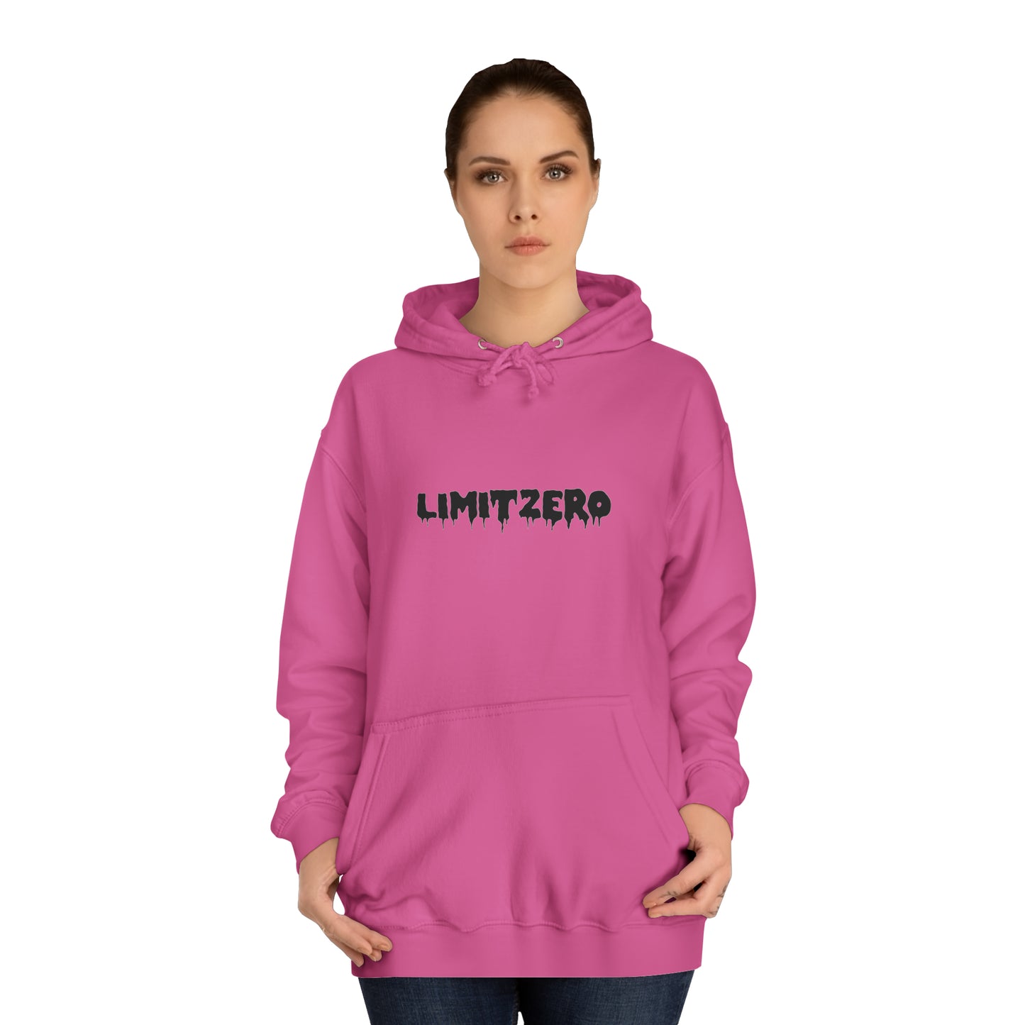 LimitZero Black Drip Logo Hoodie