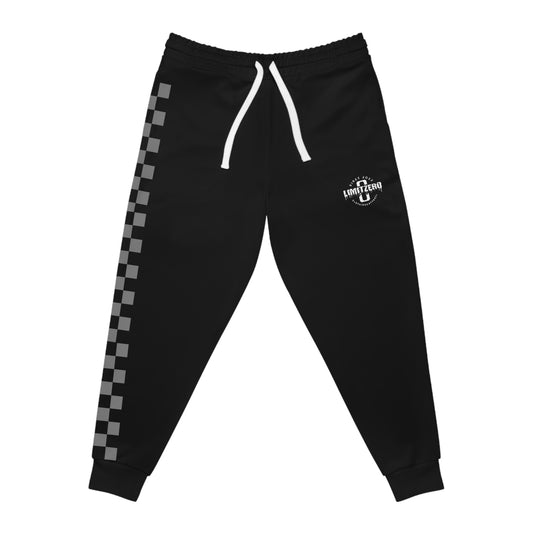 LimitZero Unisex B/W Checkered Sweatpants