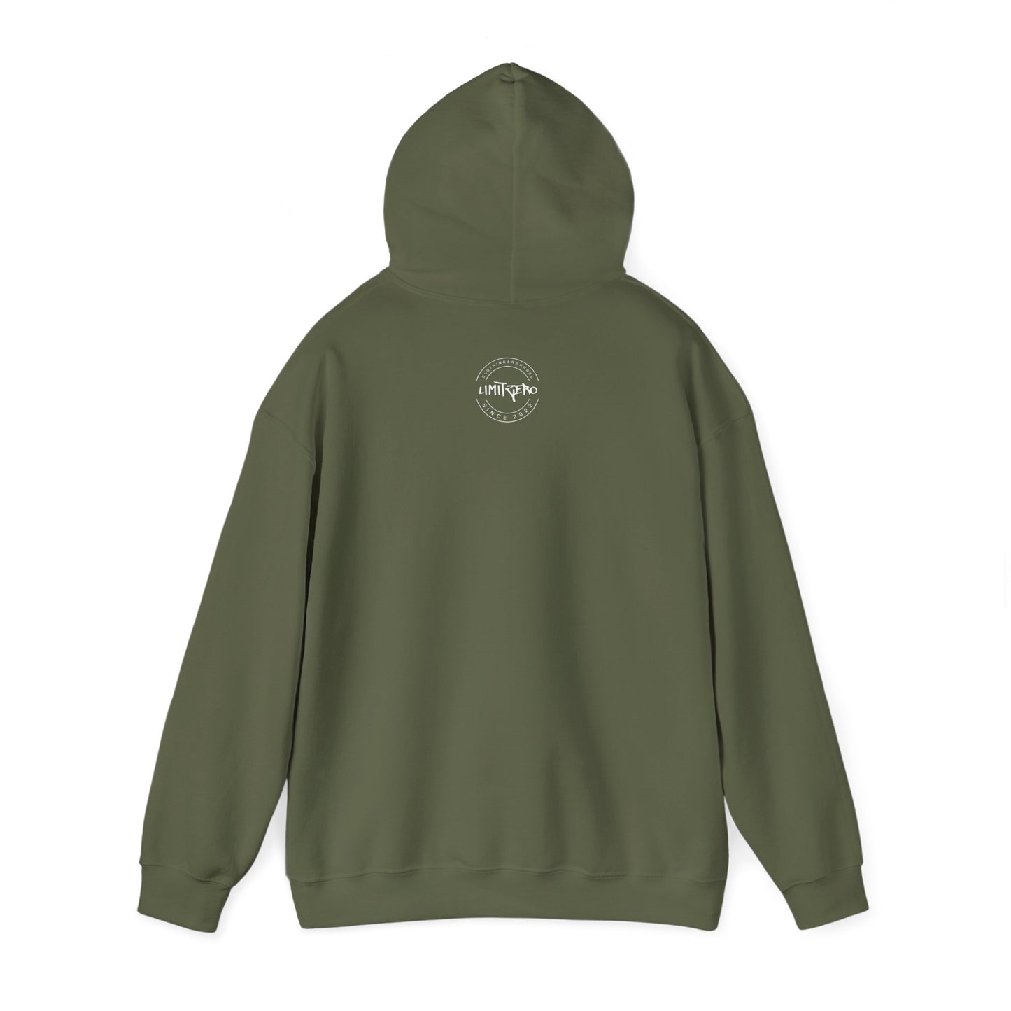 LimitZero Front Curved Drip Logo V2 Unisex Heavy Blend™ Hoodie