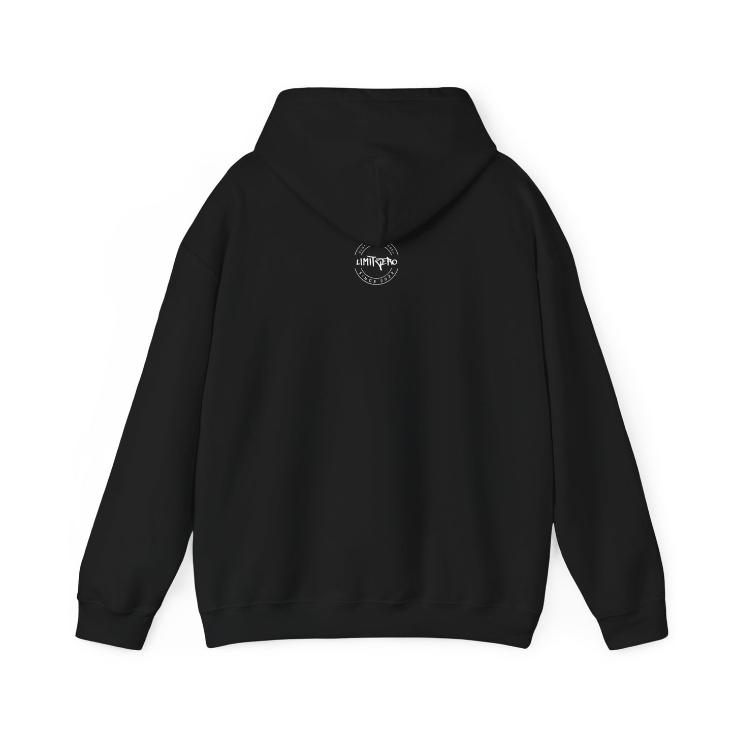 LimitZero Front Curved Drip Logo V2 Unisex Heavy Blend™ Hoodie (US MARKET)