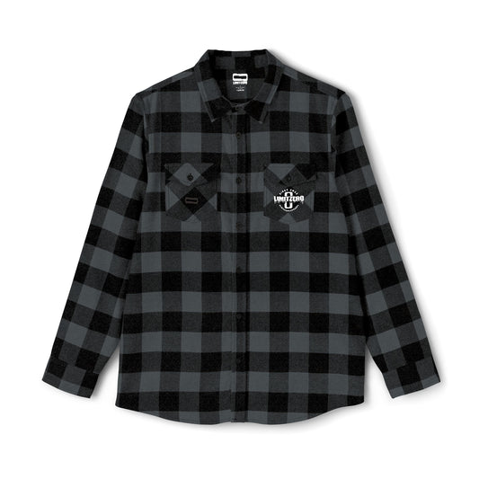 LimitZero LimitedEdition Dark Grey Unisex Flannel Shirt