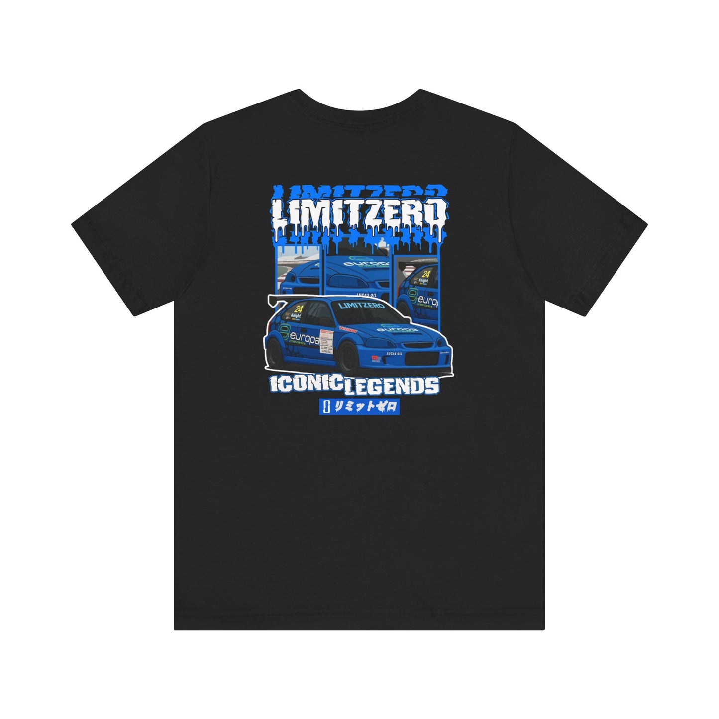 LimitZero Iconic Legends-KnightRacing Unisex Tee