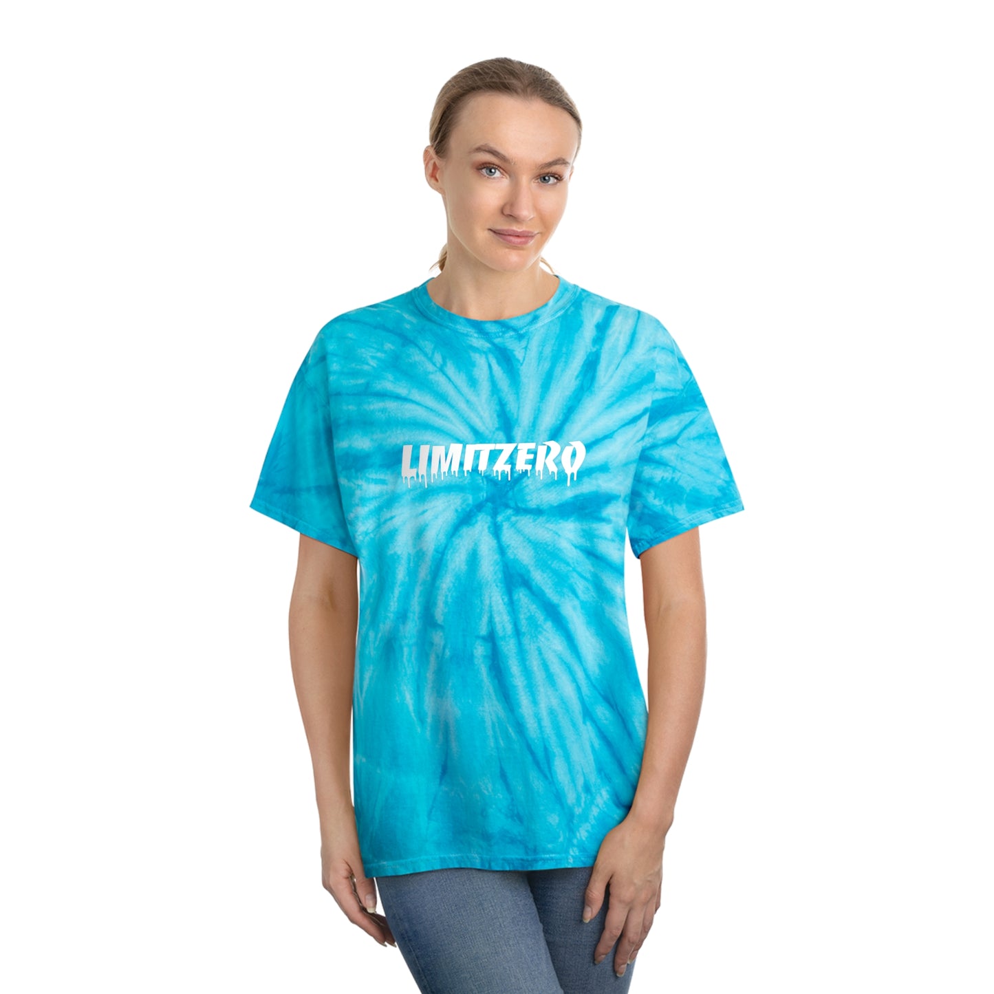 LimitZero LimitedEdition Turqoise Drip Tie-Dye Tee