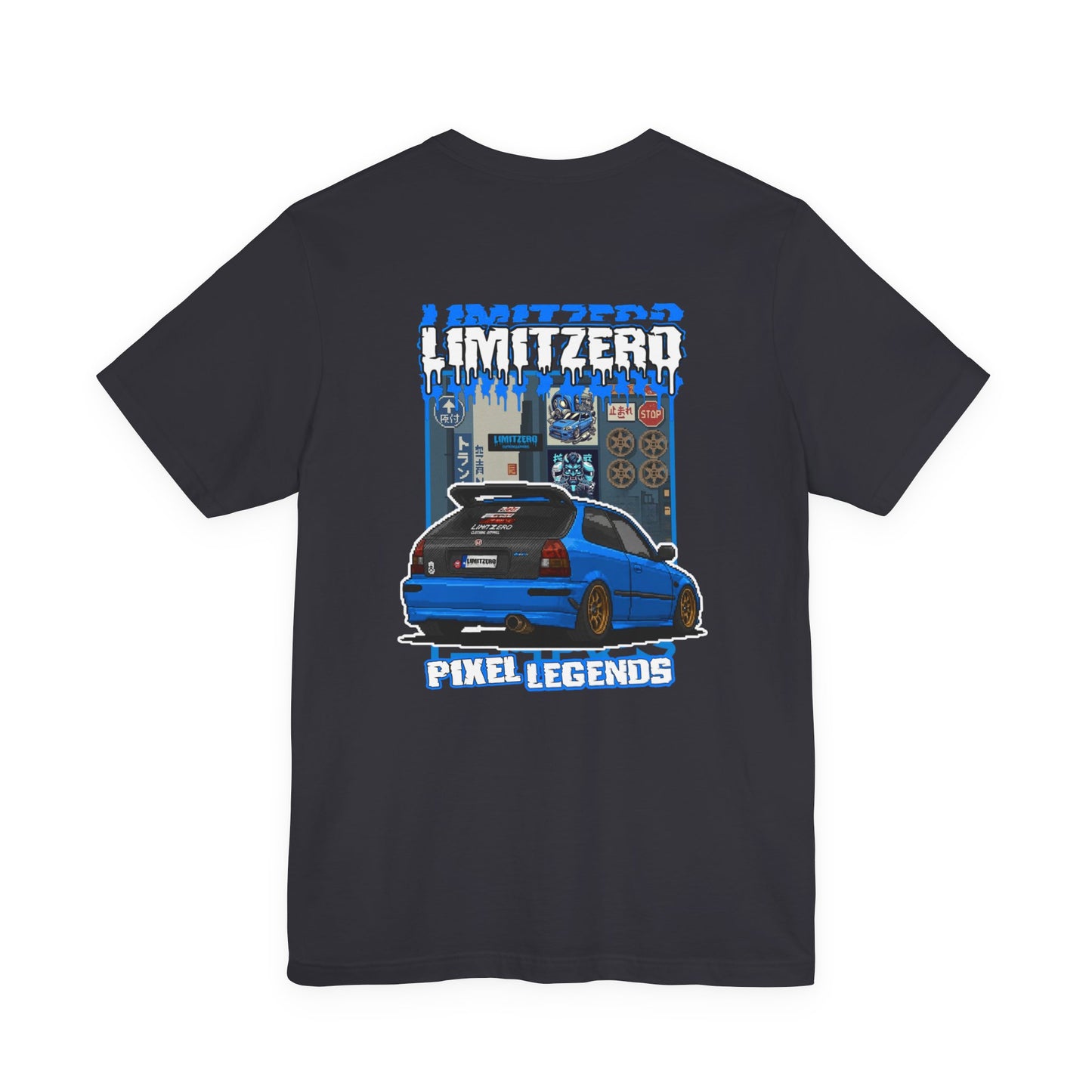 LimitZero EK4 Pixel Garage Unisex T (US MARKET)