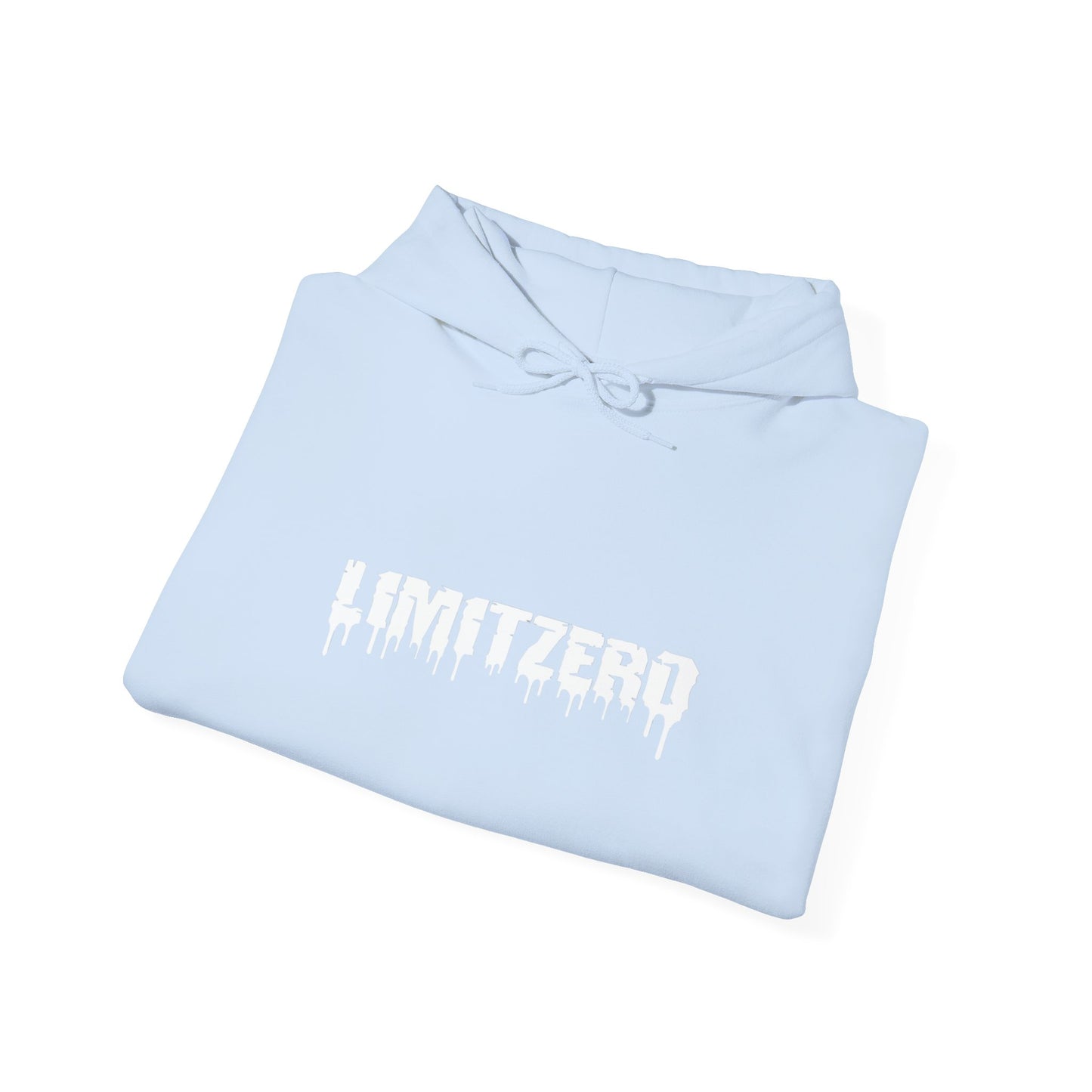 LimitZero Front Curved Drip Logo V2 Unisex Heavy Blend™ Hoodie