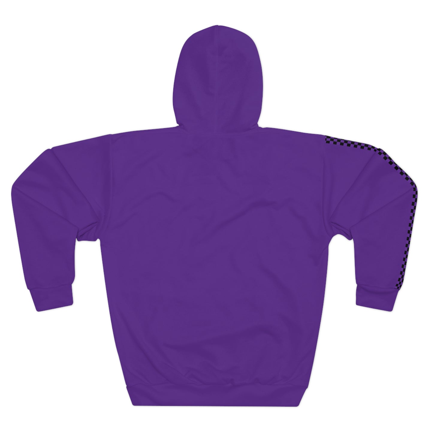 LimitZero Ultra Violet Unisex Checkered Pullover Hoodie