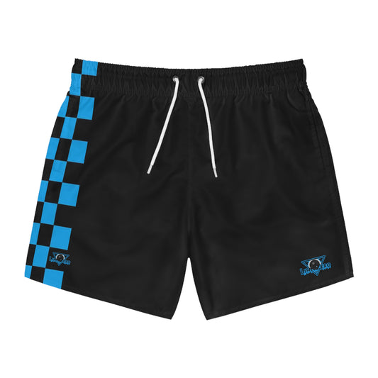 LimitZero Blue checkered Surf Shorts