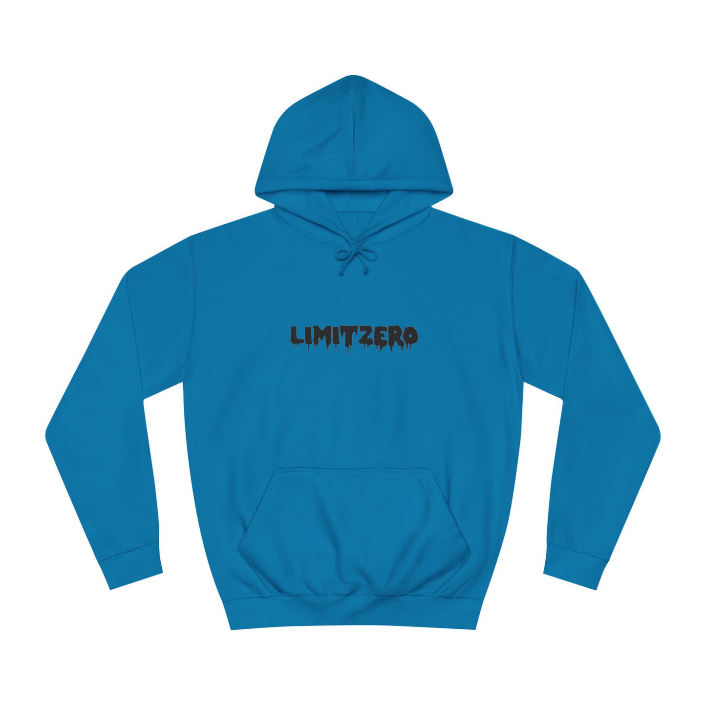 LimitZero Black Drip Logo Hoodie