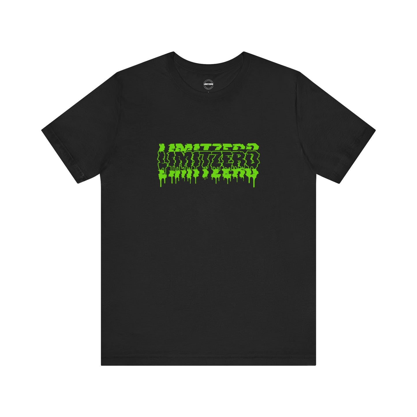 LimitZero Front New Era Glitch all-Green Logo Unisex Tee