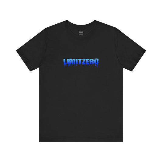 LimitZero Front New Era Gradient Curved Drip Logo Tee