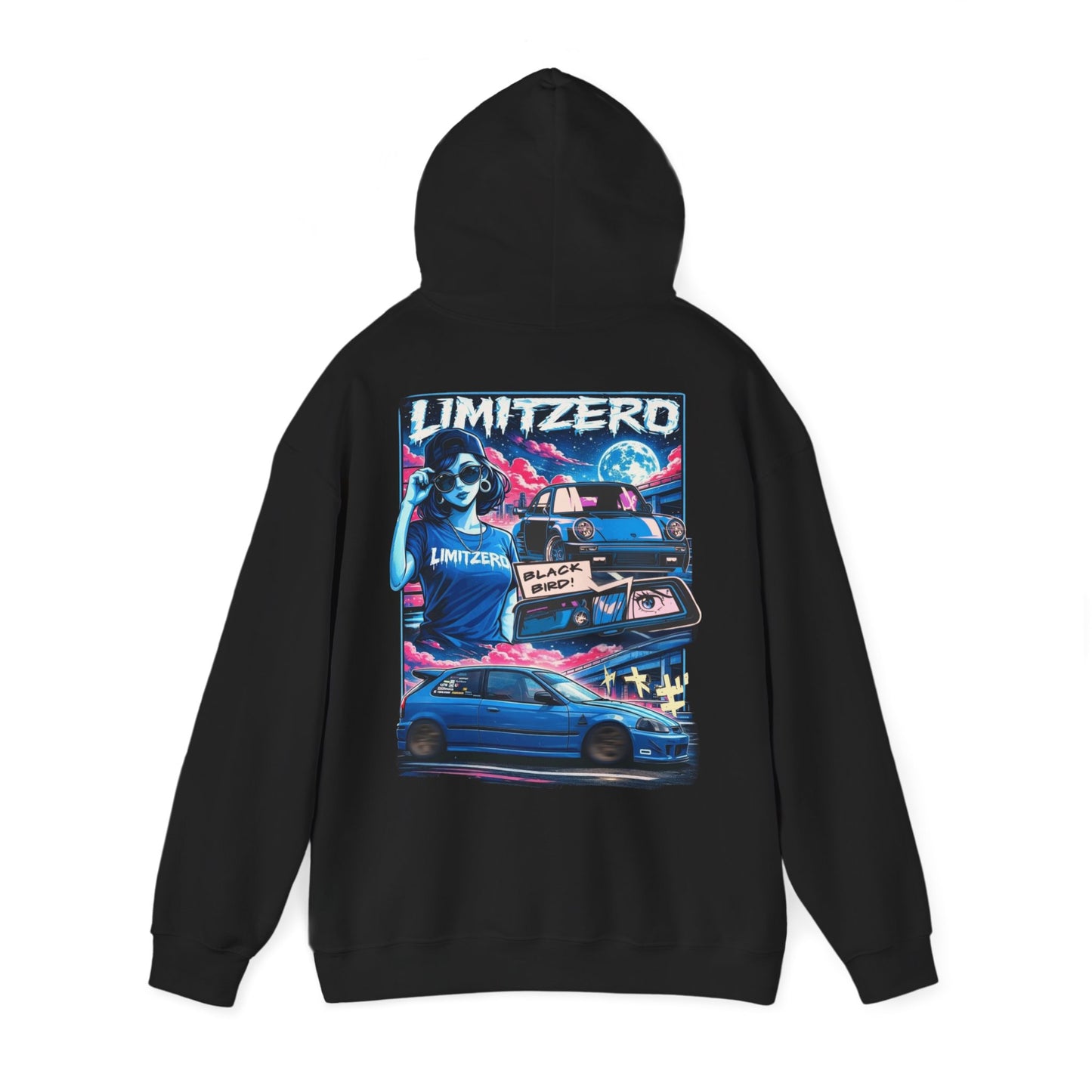 LimitZero Midnight Loop Graphic Unisex Hoodie