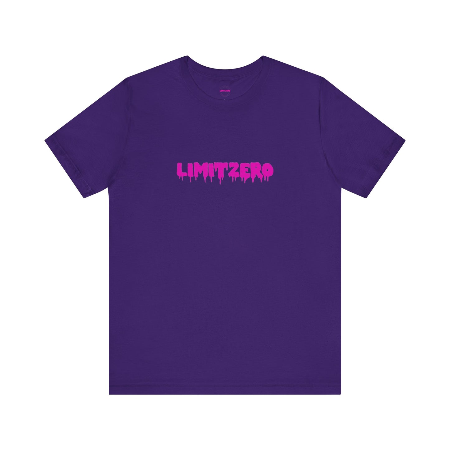 LimitZero Front Pink Drip Logo T
