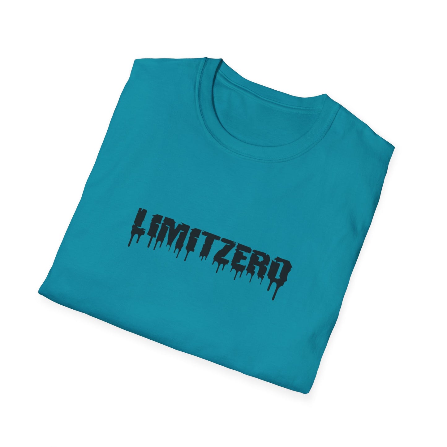 LimitZero Blue/Teal Front New Era Curved Drip Logo Tee